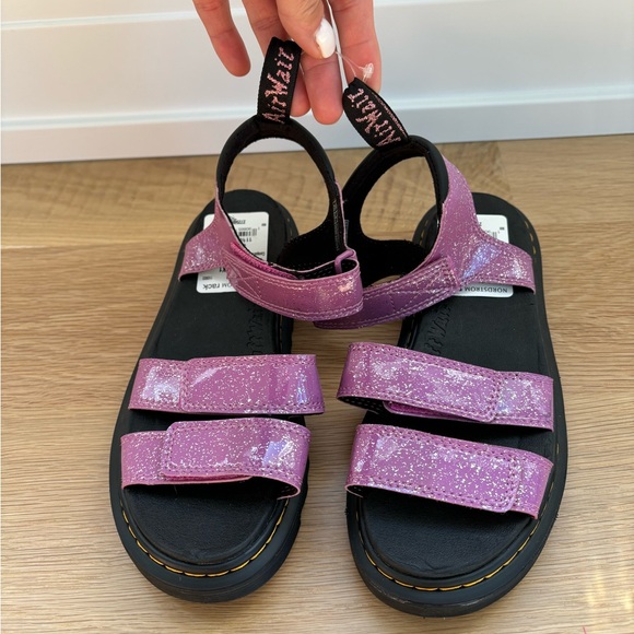Doc Martens Junior Klare Glitter Sandals - Picture 5 of 6